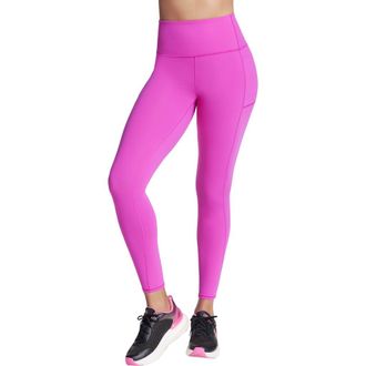 Skechers GoWalk High Waist Leggings in Pkpr-Pink/ at Nordstrom Rack, Size X-Large