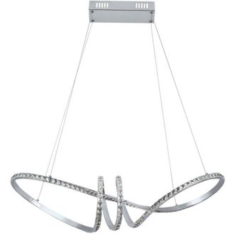 Fabrilamp Colgante Led Dragon Cromo/cristal Regulable 4000k 40w