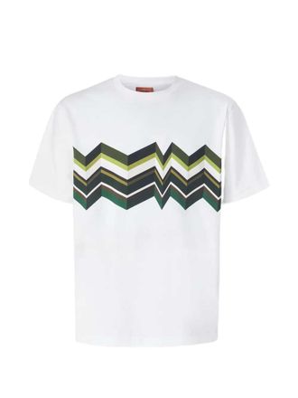 Missoni T-shirt met zigzagprint