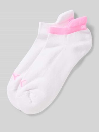Puma Sneakersocken mit Logo im 2er-Pack in Weiss, Gr&ouml;&szlig;e 35-38
