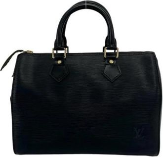 Louis Vuitton Pre-owned Boston Bag - Dames - Vintage Handtas - Zwart - ONE Size - Leer - Vintage