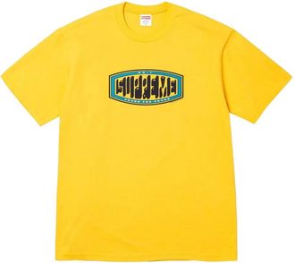 SUPREME Pound T-shirt met grafische print - Geel