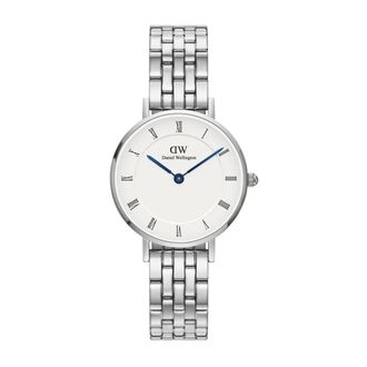 Daniel Wellington Accessoires, Dames, Grijs, ONE Size, Elegante Zilveren Klassieke Dameshorloge