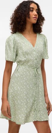 Vero Moda Minikleid »VMALBA SS SHORT DRESS WVN NOOS« Sommerkleid