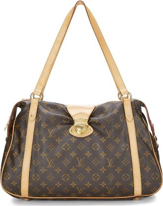 Louis Vuitton Brown Monogram Coated Canvas Stresa Gm (Authentic Pre-Loved)