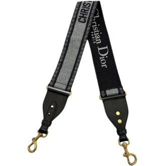 Dior Pre-owned Tracolla Ricamata in Tela - - Pre-owned - Donna - Nero - ONE SIZE