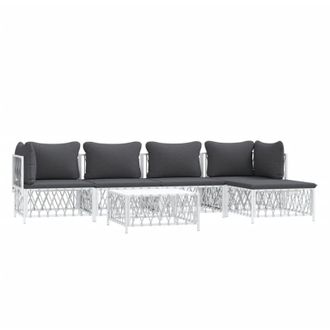 vidaXL Furniture Limited - Juego De Muebles De Jard&iacute;n 6 Piezas Y Cojines
