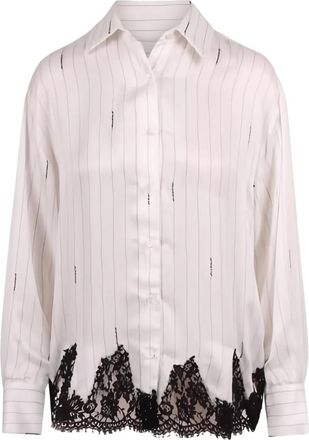 Ermanno Scervino Camicia a righe - Bianco