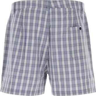 Gimaguas Checks Shorts - Navy