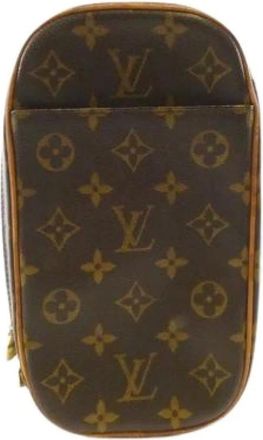Louis Vuitton Pre-owned Belt Bags, female, Brown, Size: ONE SIZE Pre-owned Canvas Belt Bag