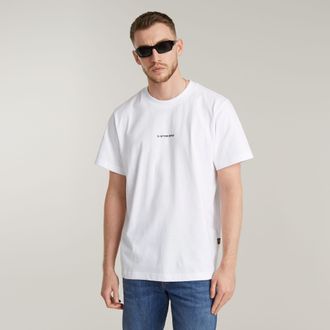 G-Star Center Chest Logo Loose T-Shirt - Wit - Heren