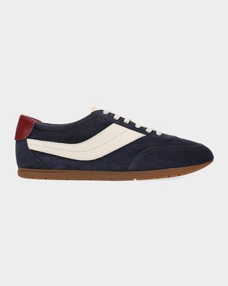 Vince LA Runner Suede and Leather Runner Sneakers