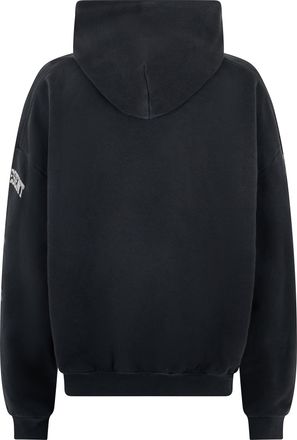 Represent Mens Hoodie Legacy Crest Black Cotton Jumpers Sweater