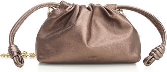 Loewe Flamenco Clutch Handbags Oro-Donna