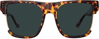 Linda Farrow LOMAS LFL1438 C2 Mens Sunglasses Tortoiseshell Size 58