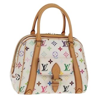 Louis Vuitton Pre-owned Canvas Handtas - Dames - Pre-owned - Wit - Maat: ONE Size
