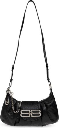 Balenciaga Cross Body Bags, female, Black, Size: ONE SIZE Pamela Shoulder Bag Small