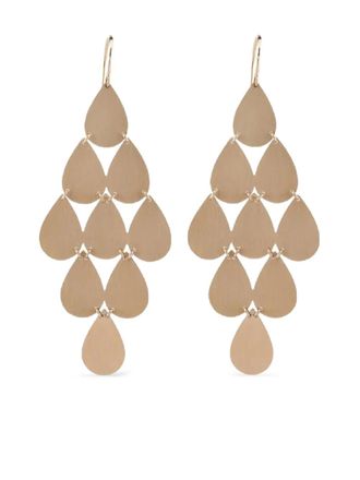Irene Neuwirth 18K rose gold nine-drop chandelier earrings