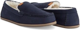 Hari Mari Hacienda LX Genuine Shearling Lined Slipper in Indigo at Nordstrom, Size 11