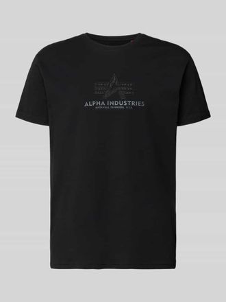 Alpha Industries Alpha Industries T-Shirt aus Baumwolle Modell BASIC in Black, Gr&ouml;&szlig;e XXXL