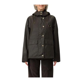 Barbour Hooded Waxed Jacket