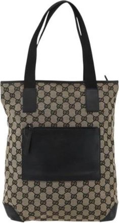 Gucci Pre-owned Tote Bag - Dames - Vintage Shopper - Bruin - ONE Size - Leer - Vintage