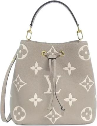 Louis Vuitton Pre-owned Neo Noe Monogram Empreinte Schoudertas - Dames - Vintage Tas - Beige - ONE Size - Leer - Vintage