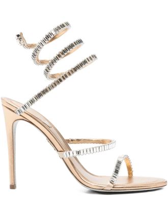 Rene Caovilla 105mm Cleo sandals - Silver