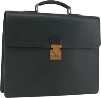 Louis Vuitton Pre-owned Vintage Hand Bag - unisex - Vintage Tassen - Groen - ONE Size - Leer - Vintage