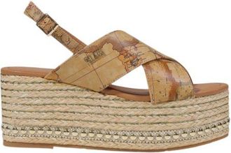 Alviero Martini 1A Classe Alviero Martini Prima Classe Beige Polyethyleen Platform Sandalen