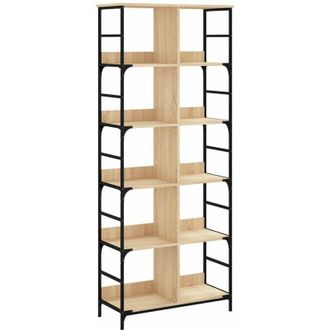 vidaXL Estanter&iacute;a De Madera Ingenier&iacute;a Roble Sonoma 78,5x33x188,5 Cm Vidaxl