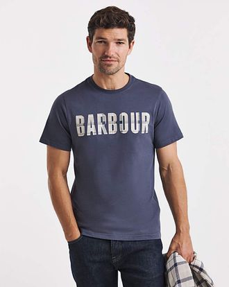 Barbour Thurford T-Shirt - Washed Navy