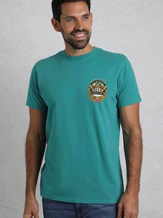 Weird Fish Beer Guzzling Back Print Artist T-Shirt in Viridis at Nordstrom, Size Xxx-Large