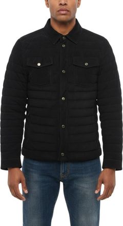 Moorer Black Shirt Collar Jacket