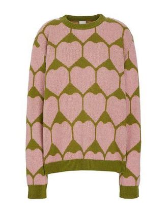 8 by YOOX TWO-TONE RECYCLED WOOL SWEATER