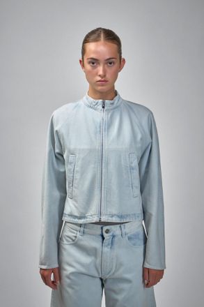 Alaia Round Denim Jacket