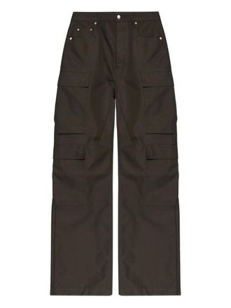 Rick Owens cargo denim - men - Cotton/Polyamide - 33 - Brown