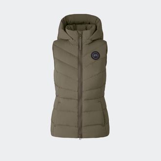 Canada Goose Clair Vest Black Label (Women, Smokey Sage, XXL)