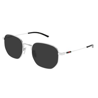 Gucci Sunglasses, unisex, Gray, Size: 52 MM Round Frame Sunglasses