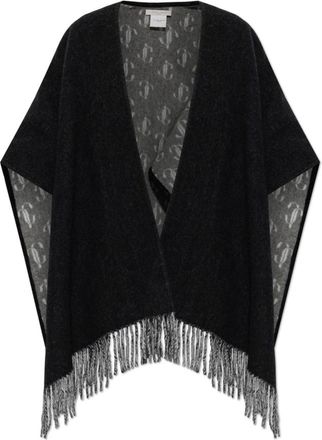 Jimmy Choo London Jassen, Dames, Zwart, ONE Size, Wol, Wool Poncho