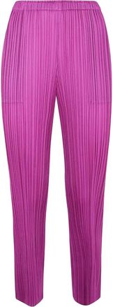 Pleats Please Issey Miyake pleated trousers - Pink