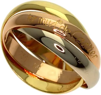Cartier Trinity Yellow Gold (18K) Pink Gold (18K) White Gold (18K) Band Ring (Pre-Owned)