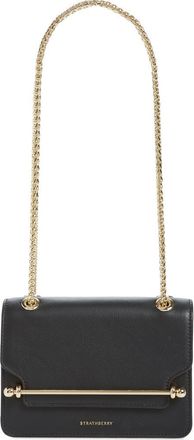 Strathberry Mini East/West Leather Crossbody Bag in Black at Nordstrom