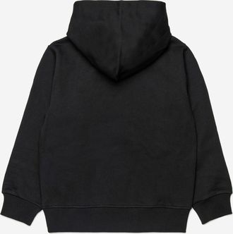 Diesel Boys Cotton Sweatshirt With Logo Black Hoods & Sweatshirts