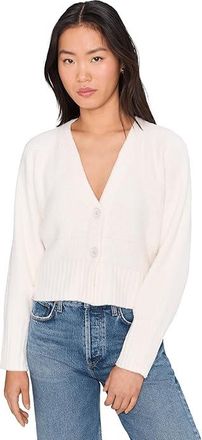 Barefoot Dreams CozyChic Lite(r) Cotton Ribbed Button Front Cardigan Womens Sweater Pearl : LG (US 12-14), Cotton/Nylon/Rayon