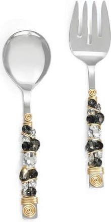 Tiramisu Embellished Radiance Constellation 2-Piece Salad Serving Set in Black at Nordstrom Rack