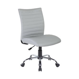 Serena Serena - Silla De Oficina Newcastle, Silla Operativa, Asiento De Oficina Ergon&oacute;mico, 54x48h90/100 Cm, Gris
