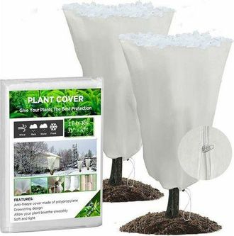 OEM Funda Protectora De Invierno Para Plantas, Paquete De 2, 80 X 120 Cm, Fundas Protectoras Para Plantas Contra El Fr&iacute;o Y Las Heladas, Lona Protectora De