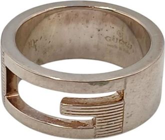 Gucci Silver Silver 925 Band Ring (Pre-Owned)