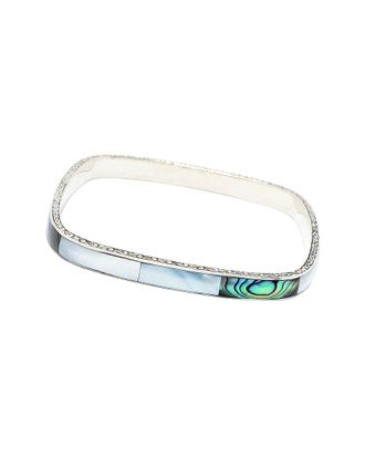 Samuel B. Silver Multi Shell Bangle